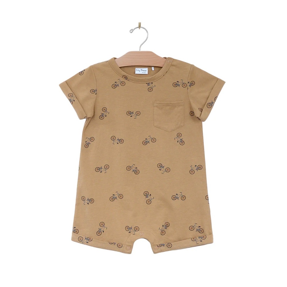 EUC City Mouse Short Sleeve Romper